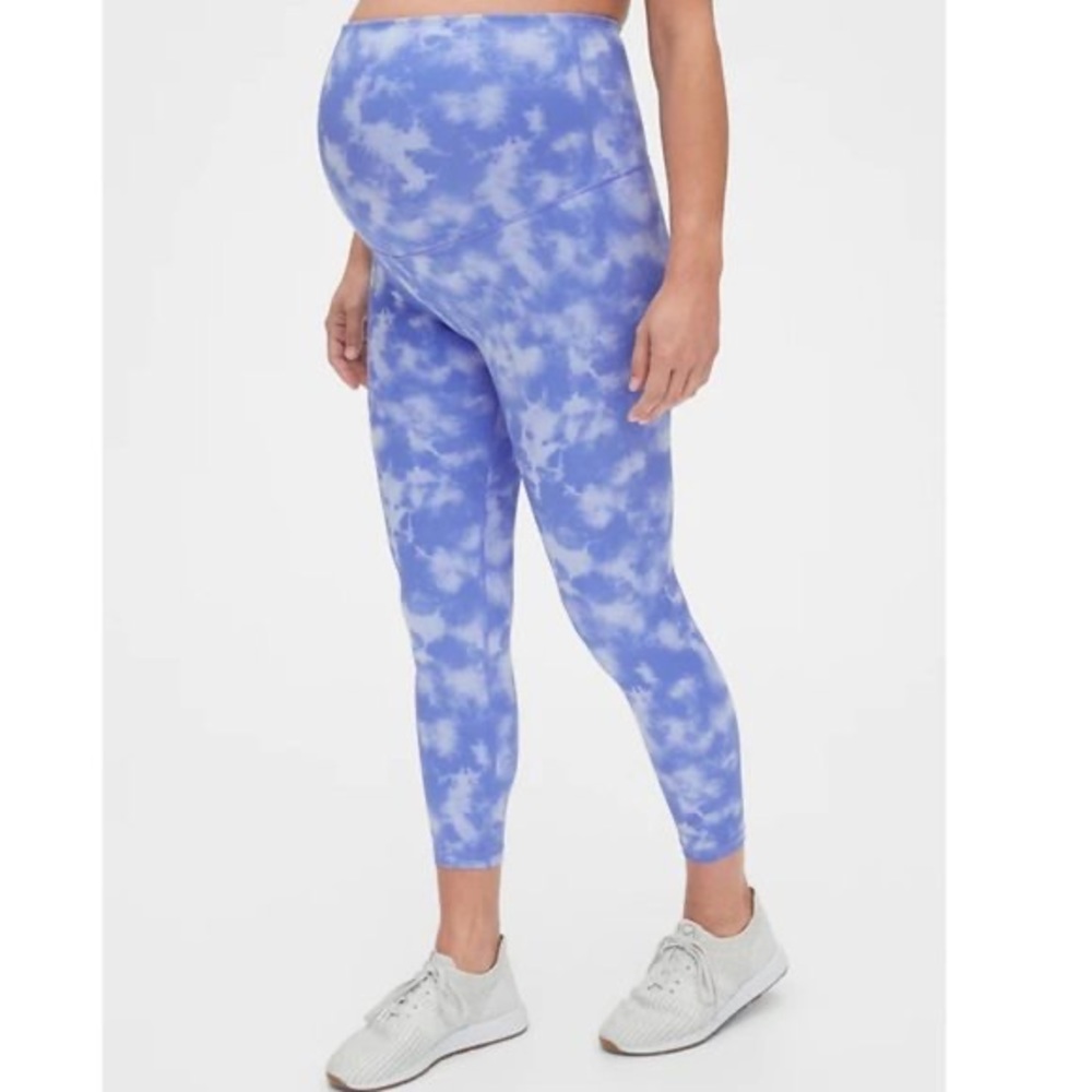 Maternity Gap Fit Full Panel Over the Belly 7/8 Legging Eclipse Blue